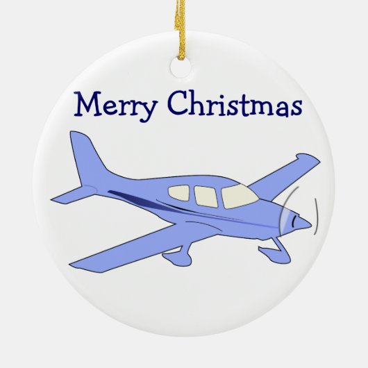 Weihnachtsschmuck im Flugzeug (Hinten)