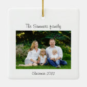 Weihnachtsschmuck im Foto (Rückseite)