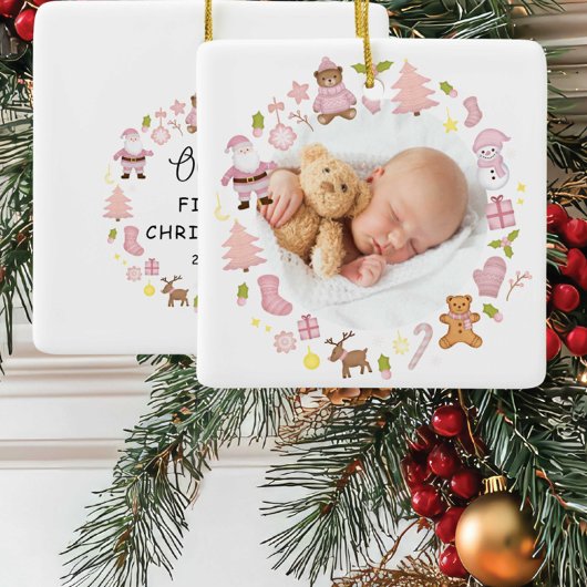 Weihnachtsschmuck im Foto des Festes