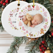 Weihnachtsschmuck im Foto des Festes