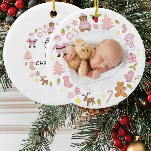 Weihnachtsschmuck im Foto des Festes