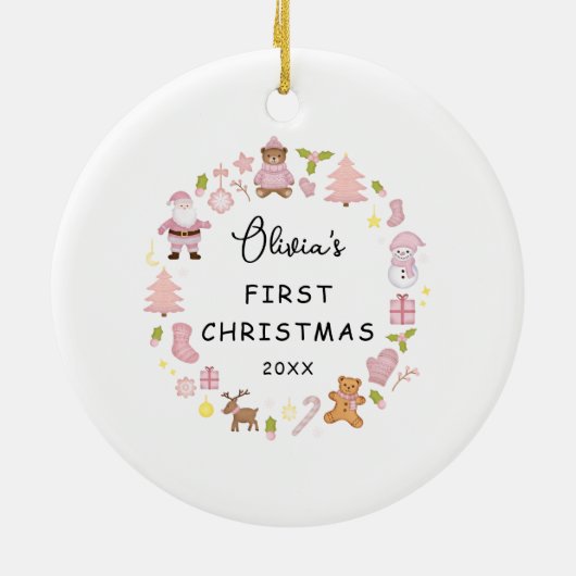 Weihnachtsschmuck im Foto des Festes (Hinten)