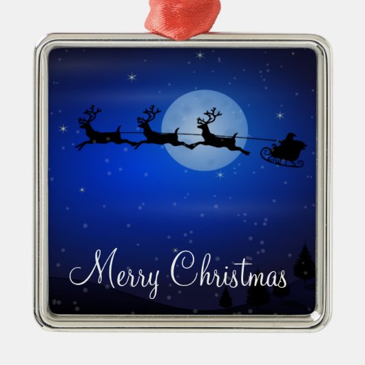 Weihnachtsschmuck im Freien - Weihnachtsmann und R (Vorne)