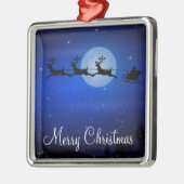 Weihnachtsschmuck im Freien - Weihnachtsmann und R (Links)