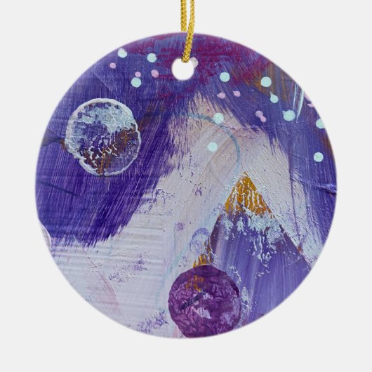 Weihnachtsschmuck im Moon Mountain Design (Vorne)