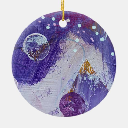 Weihnachtsschmuck im Moon Mountain Design (Hinten)