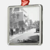 Weihnachtsschmuck im Ohio-Foto (Links)