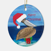 Weihnachtsschmuck im Santa Pelican Holiday (Links)