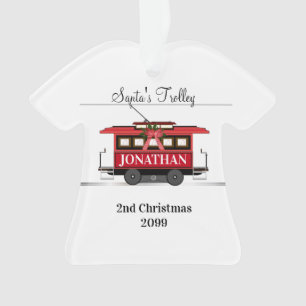 Weihnachtsschmuck im Trolley-Shirt Ornament