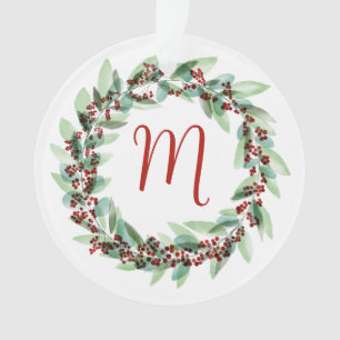 Weihnachtsschmuck im Wasserfarben Ornament