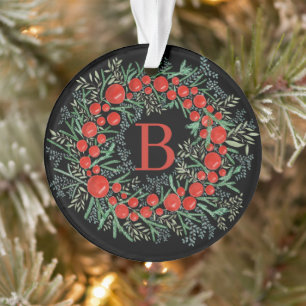 Weihnachtsschmuck im Wasserfarben Ornament