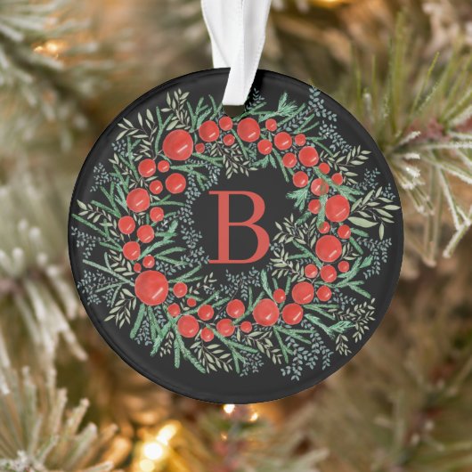 Weihnachtsschmuck im Wasserfarben Ornament (Baum)