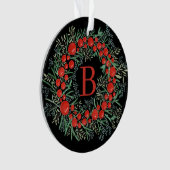 Weihnachtsschmuck im Wasserfarben Ornament (Vorderseite)