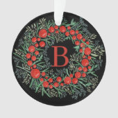 Weihnachtsschmuck im Wasserfarben Ornament (Vorderseite)