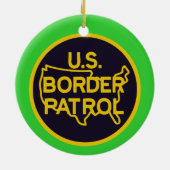 Weihnachtsschmuck in den USA unter der Schirmherrs (Hinten)