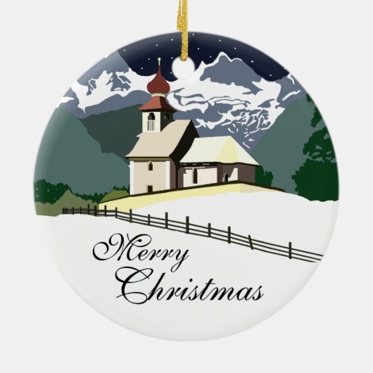 Weihnachtsschmuck in der Bergkirche (Hinten)