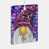 Weihnachtsschmuck in Lila Hut singen (Vorderseite Rechts)