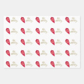 Weihnachtsschmuck in Rosa Geschenkpapier Set (Vorderseite 3)