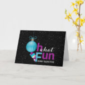 Weihnachtsschmuck in Schneeflocken Karte (Gelbe Blume)