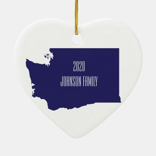 Weihnachtsschmuck in Washington Staat (Hinten)