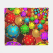 Weihnachtsschmuck Jamboree Fleecedecke (Vorderseite (Horizontal))