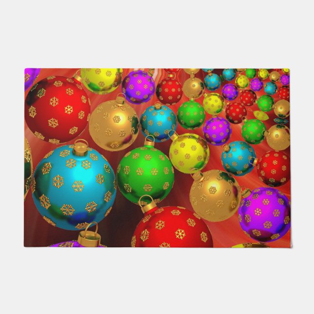 Weihnachtsschmuck Jamboree Fußmatte (Vorderseite)