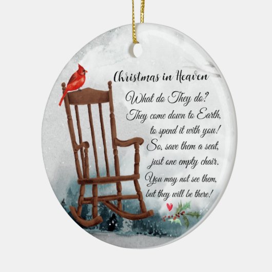 Weihnachtsschmuck Jemand Heaven Cardina (Links)