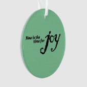 Weihnachtsschmuck "Joy" Ornament (Vorderseite)