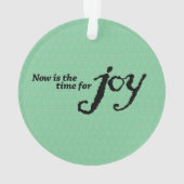 Weihnachtsschmuck "Joy" Ornament (Rückseite)