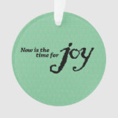 Weihnachtsschmuck "Joy" Ornament (Vorderseite)