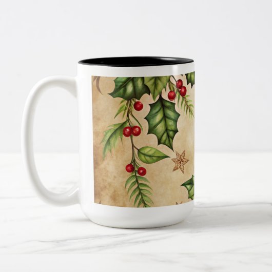 Weihnachtsschmuck Kaffee Tasse (Links)