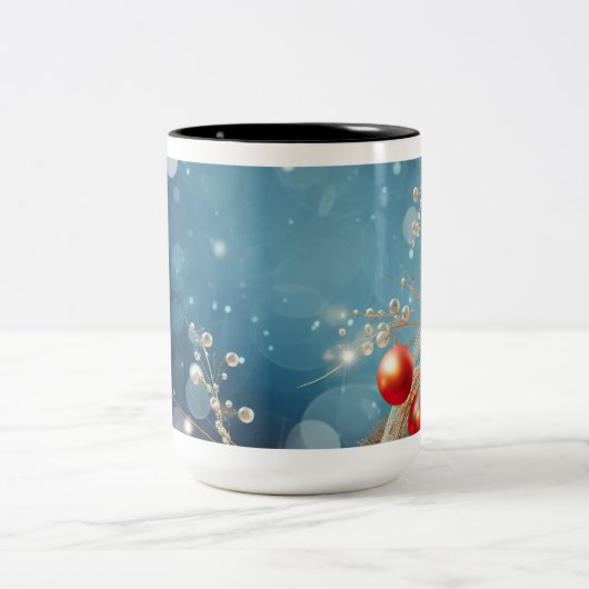 Weihnachtsschmuck Kaffee Tasse (Mittel)