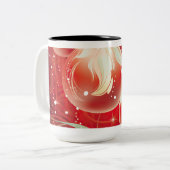 Weihnachtsschmuck Kaffee Tasse (Vorderseite Links)