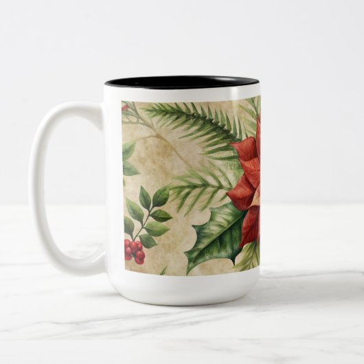 Weihnachtsschmuck Kaffee Tasse (Links)