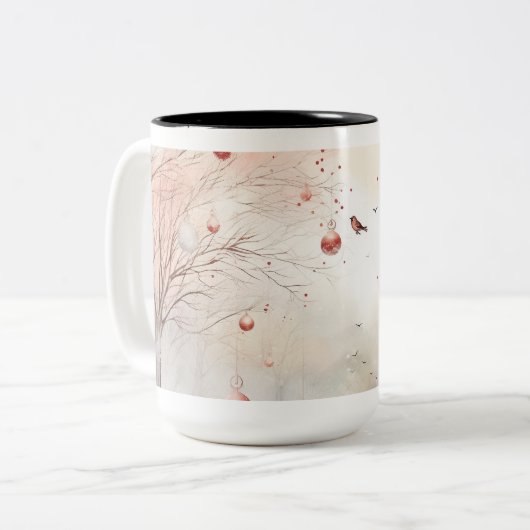 Weihnachtsschmuck Kaffee Tasse (Vorderseite Links)