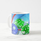 Weihnachtsschmuck Kaffeetasse (Vorderseite Links)