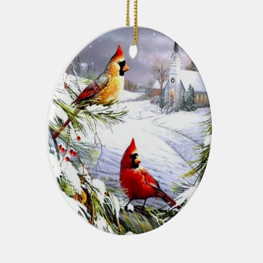 Weihnachtsschmuck - Kardinal (Rechts)