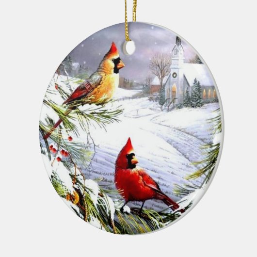 Weihnachtsschmuck - Kardinal (Links)