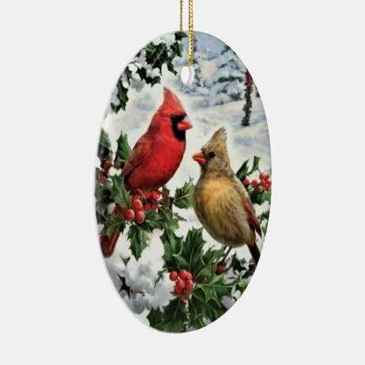 Weihnachtsschmuck - Kardinal (Rechts)