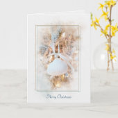 Weihnachtsschmuck Karte (Gelbe Blume)