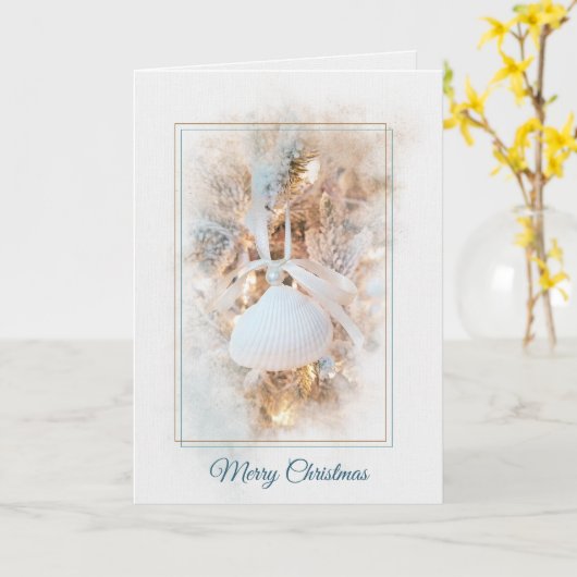 Weihnachtsschmuck Karte (Gelbe Blume)