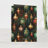 Weihnachtsschmuck Karte (Rückseite)