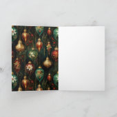 Weihnachtsschmuck Karte (Innenseite)