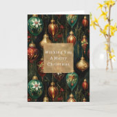 Weihnachtsschmuck Karte (Gelbe Blume)