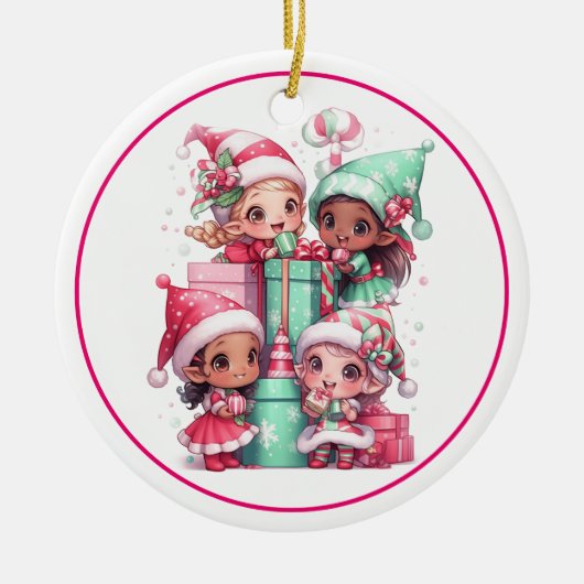 Weihnachtsschmuck Keramik (Vorne)