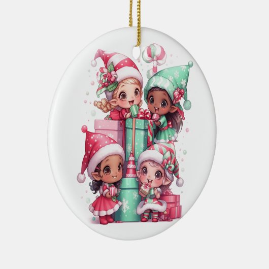 Weihnachtsschmuck Keramik (Rechts)