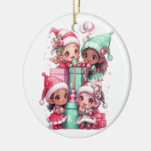 Weihnachtsschmuck Keramik (Links)