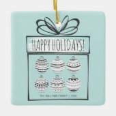 Weihnachtsschmuck Keramik (Vorderseite)