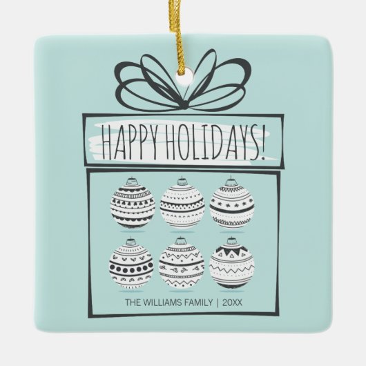 Weihnachtsschmuck Keramik (Vorderseite)