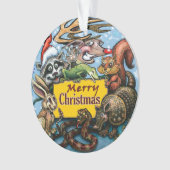 Weihnachtsschmuck Keramik Ornament (Vorderseite)
